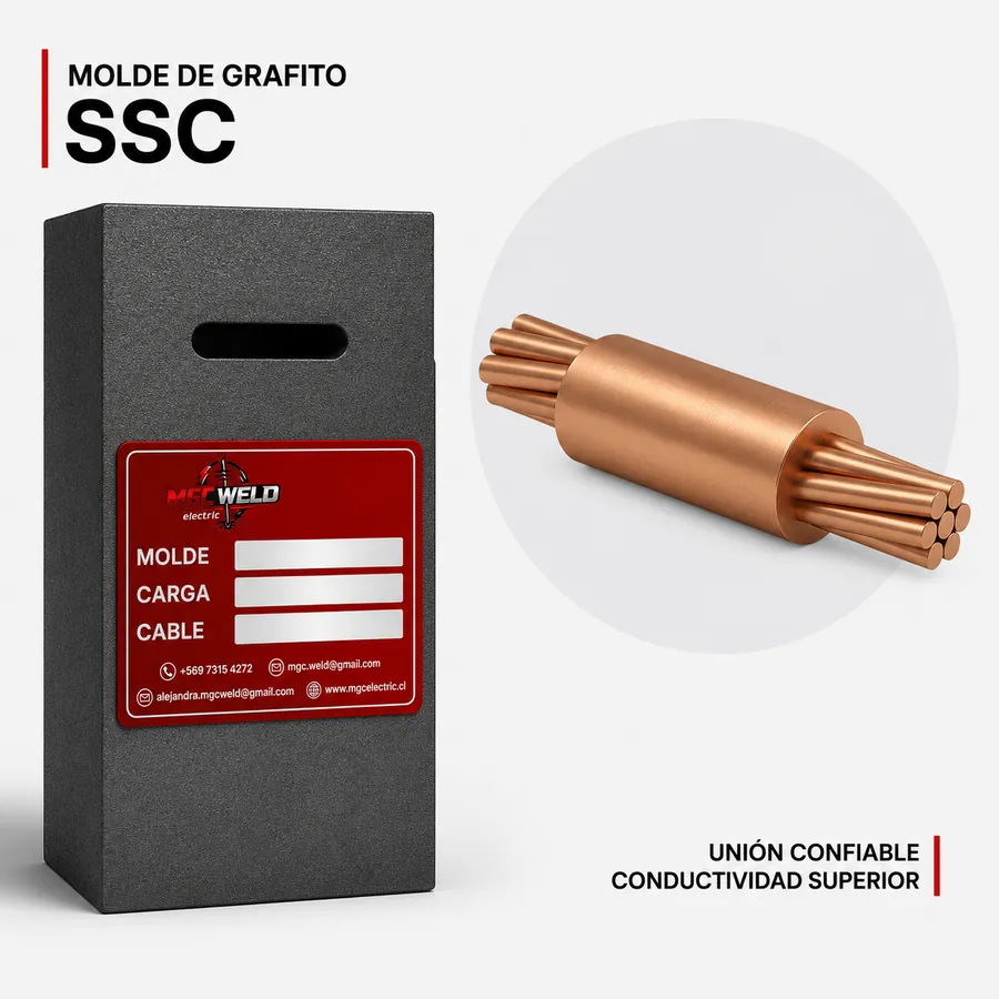 Conexión horizontal de cables SSC para puesta a tierra