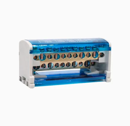 Repartidor bipolar 125 A — 11 posiciones Leipole para puesta a tierra